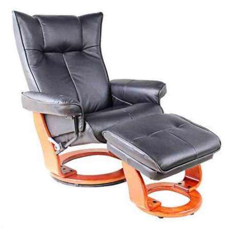 Кресло-реклайнер Recliner Relax Mauris 7604W черный 
									арт. 7604W черный