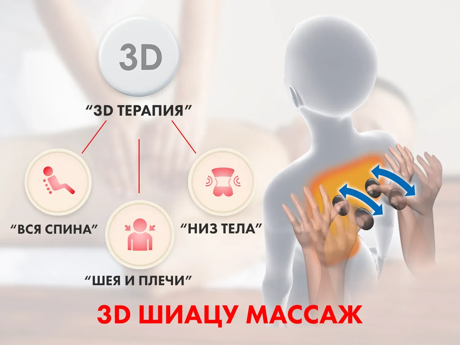 Массажное кресло FUJIMO KENKO F623 Графит 
									арт. F623 Графит