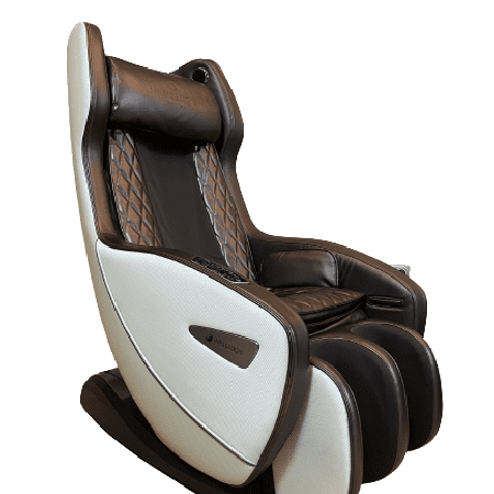 Массажное кресло iMassage Lazy (Лэйзи) Brown/White