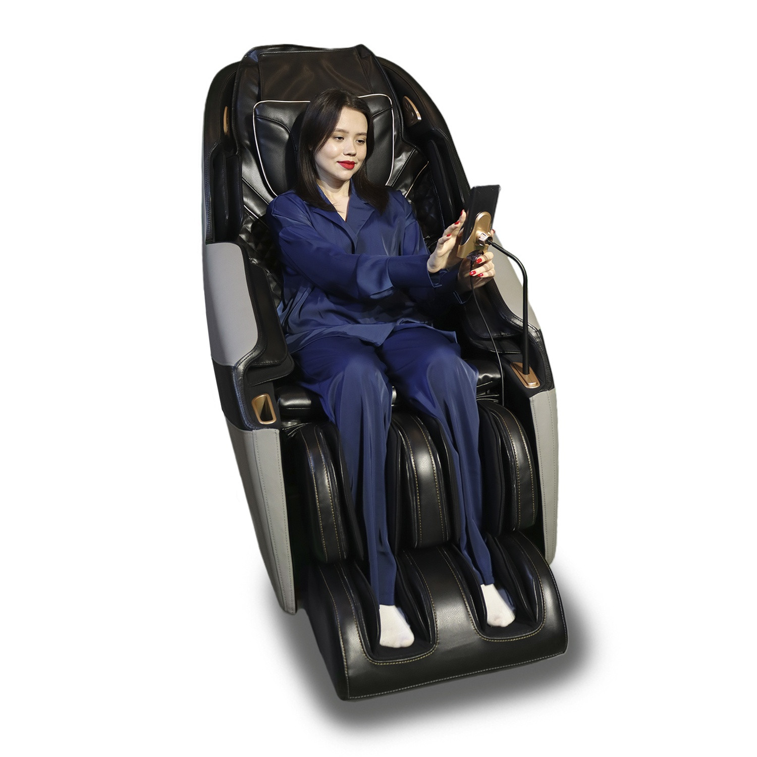 Массажное кресло iMassage Hybrid (Гибрид) Black 
									арт. MS-357L