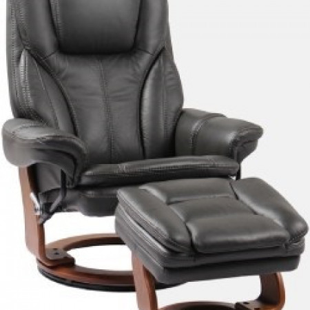 Кресло-реклайнер Recliner Relax Hana 7753WB темно-серый