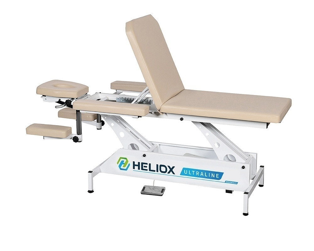 Массажный стол с электроприводом Heliox F1E3C (ширина ложа 650 мм)