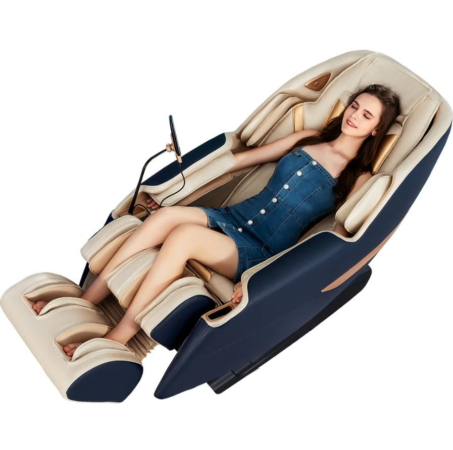 Массажное кресло iMassage Hybrid (Гибрид) Blue/Beige 
									арт. MS-357L