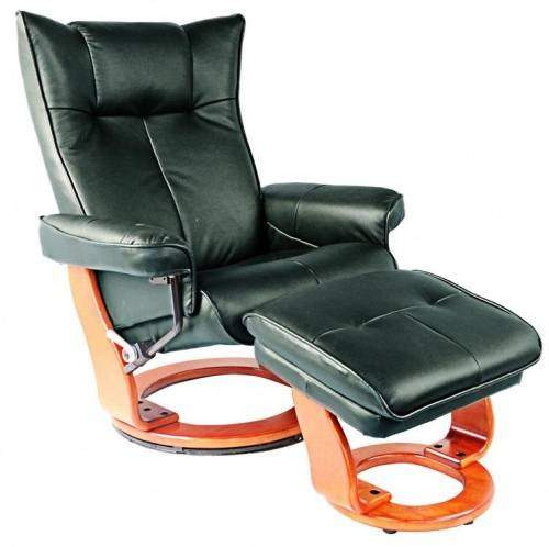 Кресло-реклайнер Recliner Relax Mauris 7604W черный 
									арт. 7604W черный